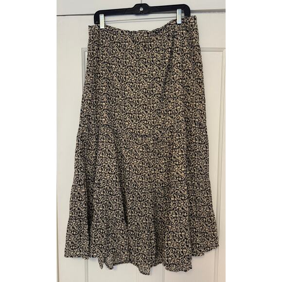 Banana Republic Dresses & Skirts - Banana Republic 100% Cotton Floral Print Maxi Casual Cottage Skirt Size M